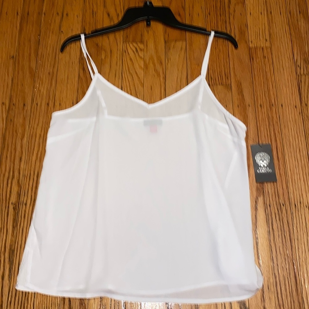 Vince camuto white essentials tank size medium nwt